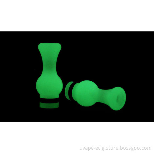 510 Noctilucent Drip Tips with Various Materials Nightlight Drip Tips